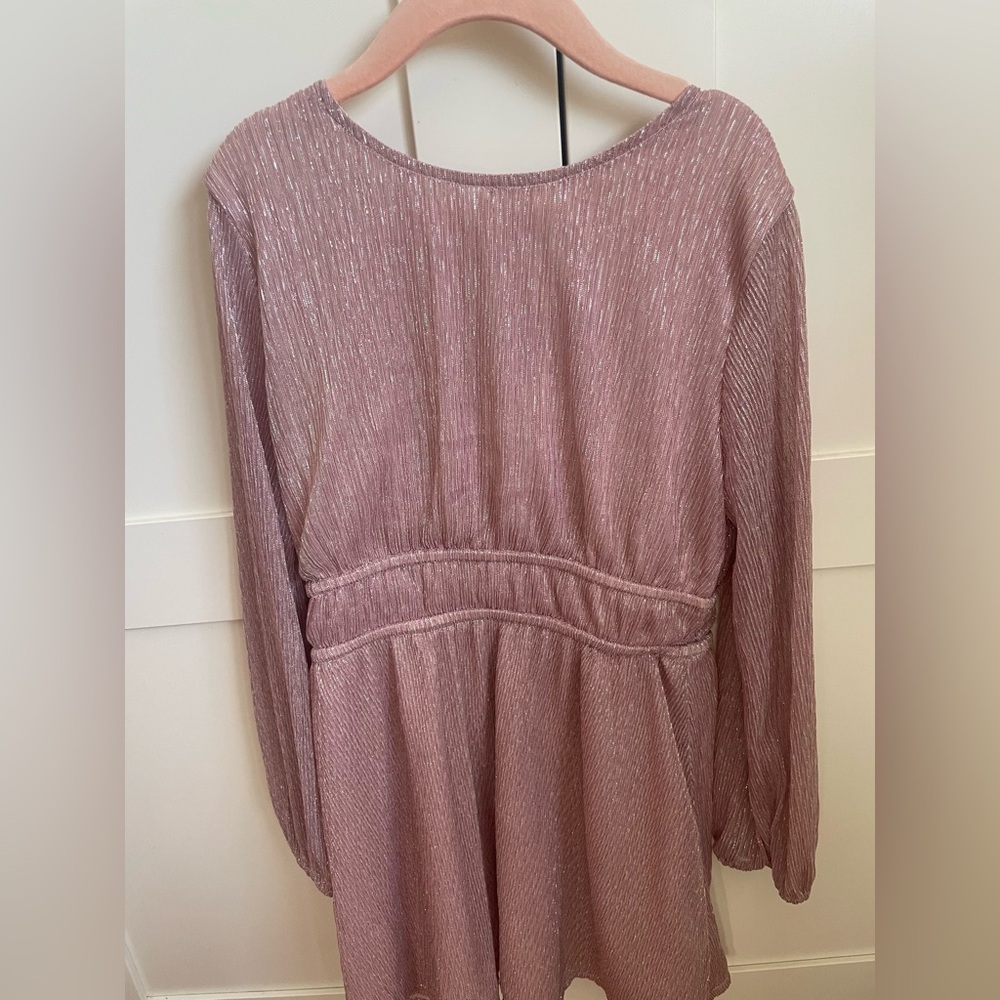 Sparkly girls pink dress size 8